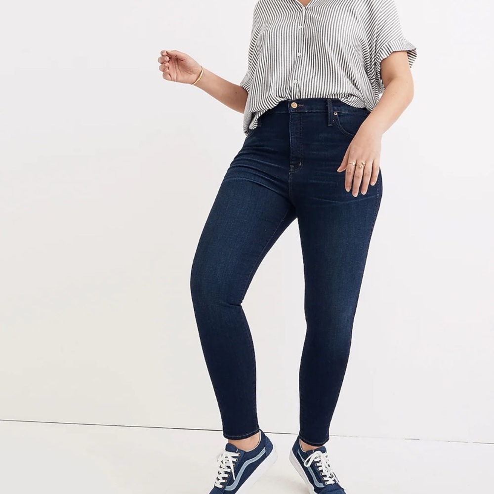 Madewell | 10” High-rise skinny jeans in Hayes wash